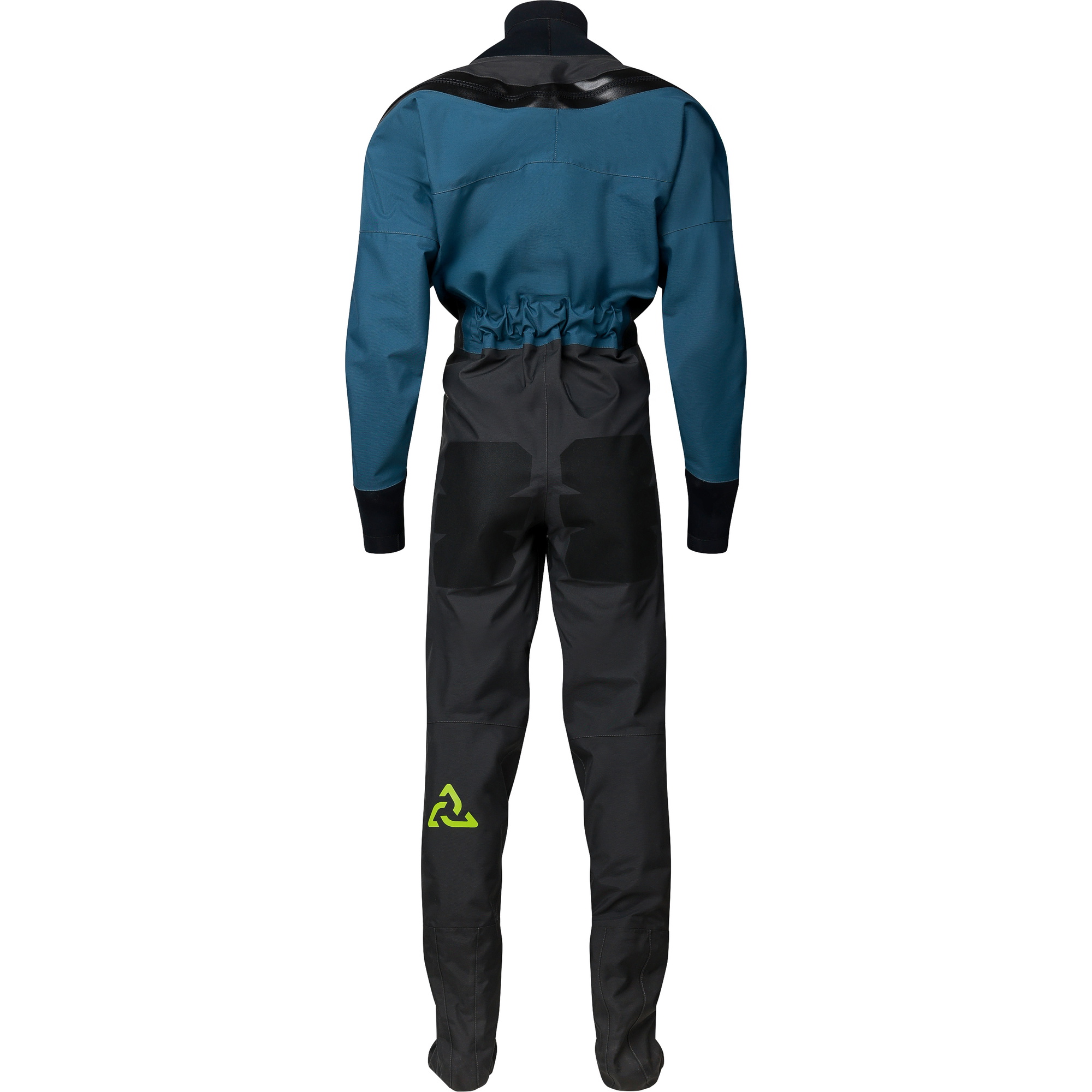 2026 Typhoon Hypercurve 2.0 Back Entry Drysuit With Fabric Socks 100209 - Teal / Grey